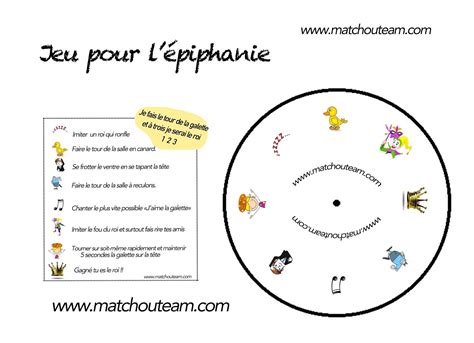 Ma Tchou Team Les Gages De Lepiphanie Preschool Songs Pie Chart Christmas Design Carnival