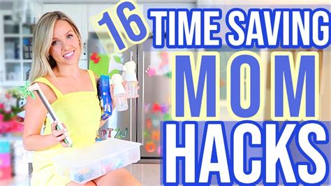 16 Real Life Time Saving Mom Hacks To Make Life Easier Youtube