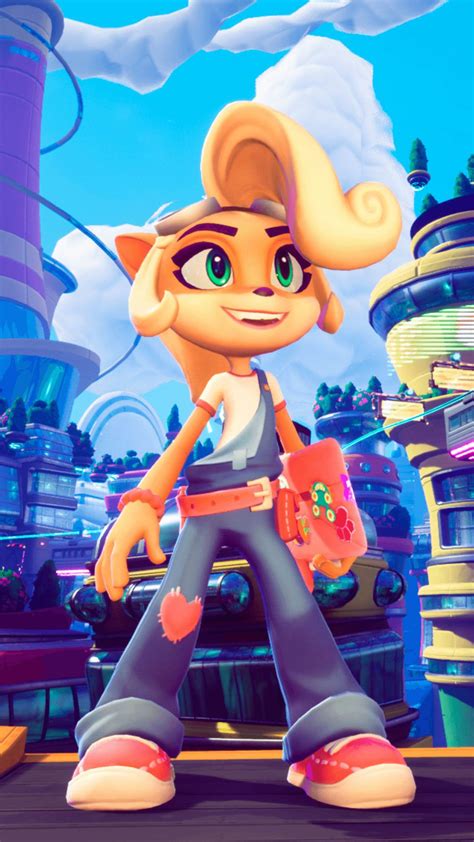 Coco In Crash Bandicoot Its About Time K Ultra Hd Mobile Wallpaper