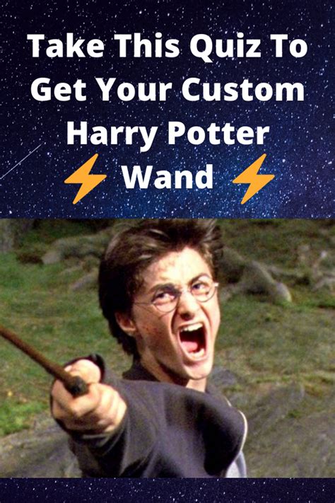 But there's only 1 wand that's destined for each person. Take This Quiz To Get Your Custom Harry Potter Wand ...