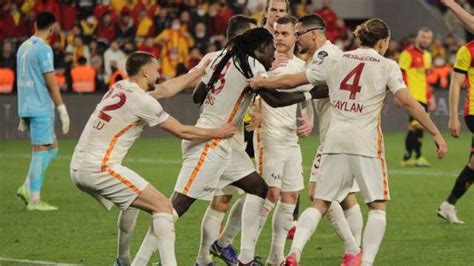 Galatasaray Göztepeyi 3 2lik skorla devirdi Aslan deplasmandan 3