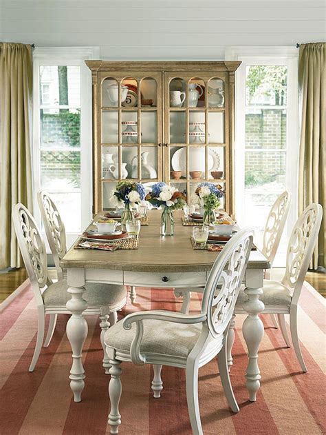 The most popular combination is one table and four chairs to create a 5 piece dining set. american cottage dining room set rooms pinterest low ...