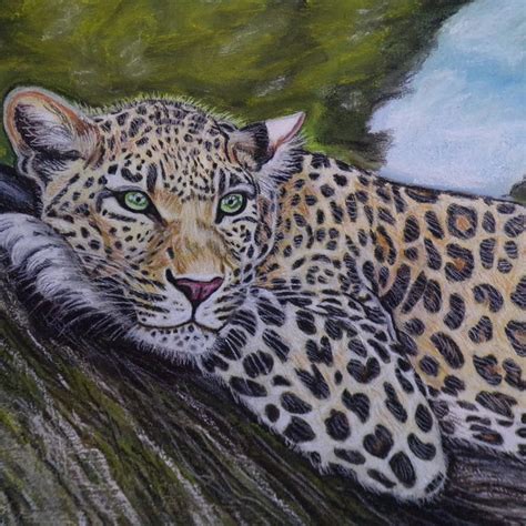 Painting Leopard Etsy