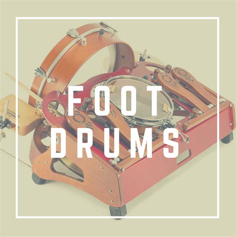 Foot Drums Foot Percussion Drums Harmonica Holders