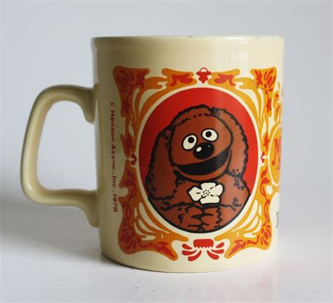 Vintage 1978 Muppet Show Rowlf Staffordshire Kiln Craft Etsy Mugs
