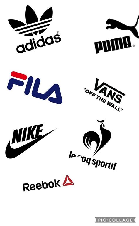 Logotipos Populares De Marcas Populares De Ropa Deportiva Foto De