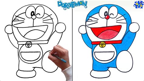 How To Draw Doraemon Easy Step By Step Youtube