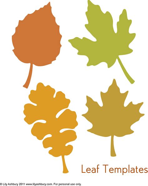 Leaf Template To Write On Fall Leaf Template Leaf
