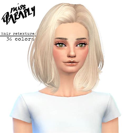 Skysims 242 Hair Retexture At Miss Paraply Sims 4 Updates Sims Hair