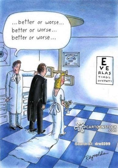 Vows Cartoons And Comics Funny Pictures From Cartoonstock Weddingday Humordr Who Optometry