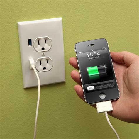 U-Socket Wall Outlet with Two USB Ports | Gadgetsin
