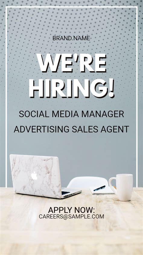 Job postings are also called job advertisements, announcements, job ads, or wanted ads. Job vacancy Instagram story ad template | Instagram story ...
