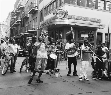 New Orleans Jazz Scene Burbon Street Unanchored Soul