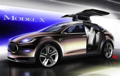 Telsa Model X To Be 7 Seat Suv Ev Powertrains Up To 508kw