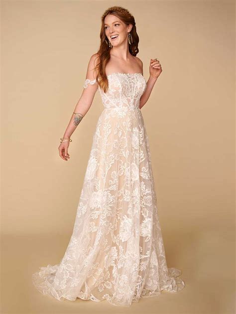 Strapless Corset Lace Wedding Dress