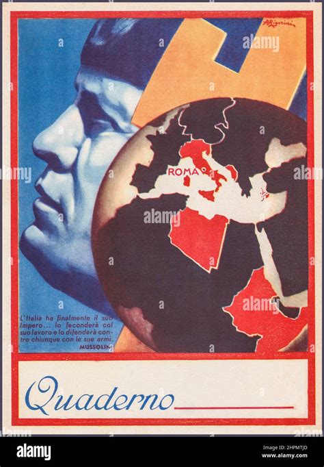 Italian Fascist Propaganda Poster Fotografías E Imágenes De Alta