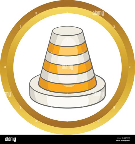 Traffic Cone Vector Icon Stock Vector Image And Art Alamy