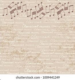Music Note Sound Texture Seamless Background 库存插图 162199376 Shutterstock