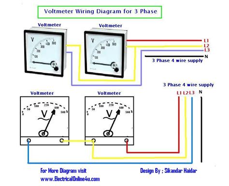 Simple Circuit Diagram With Ammeter And Voltmeter
