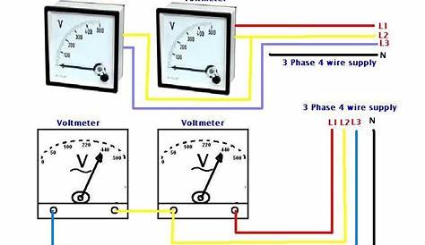 voltmeter wiring diagram for car