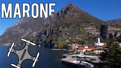 Lungolago Marone Lago Diseo Drone 4k Youtube