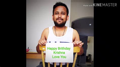 Search, discover and share your favorite prasidh krishna gifs. Happy Birthday Krishna - YouTube