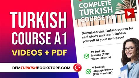 Turkish Courses Complete Turkish Course 1 A1 Learn Turkish Yourself