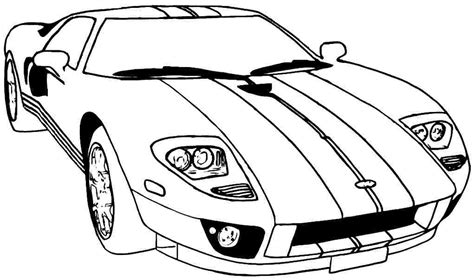 Sports Car Printable Coloring Pages Printable Blank World