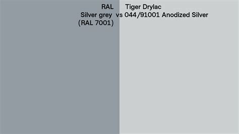 Ral Silver Grey Ral Vs Tiger Drylac Anodized Silver