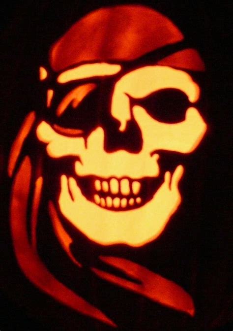 Pirate Skull Halloween Pumpkin By Kenklinker On Deviantart