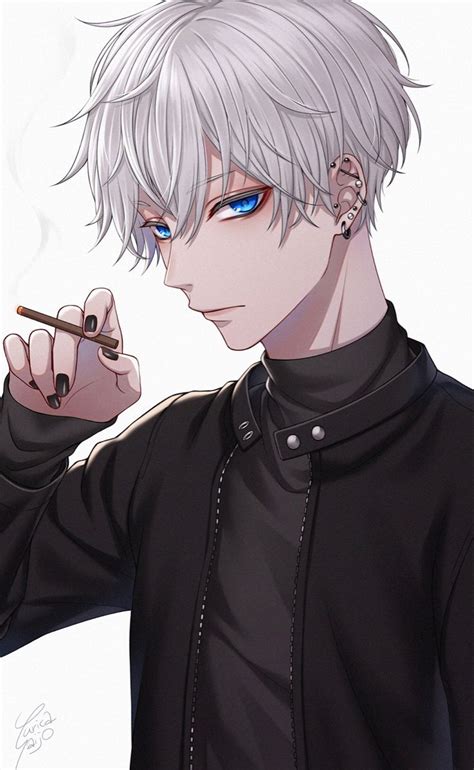 Pin By Mon9 On Boys White Hair Anime Guy Anime Boy Hair Anime White