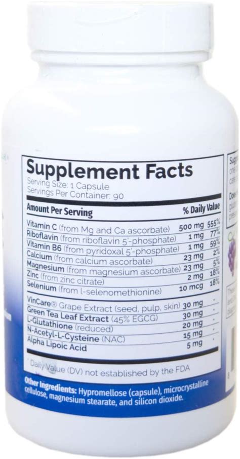Pro C 90 Caps Nrf2 Activator Antioxidant Supplement Advanced