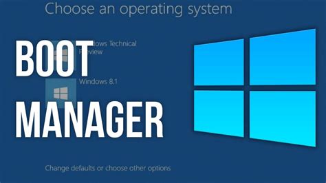 Windows 10 Boot Manager Youtube