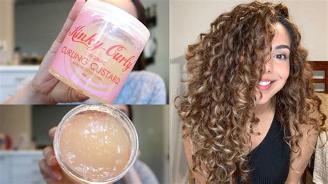 Curly Hair Routine 1st Impression On The Kinky Curly Curling Custard2c