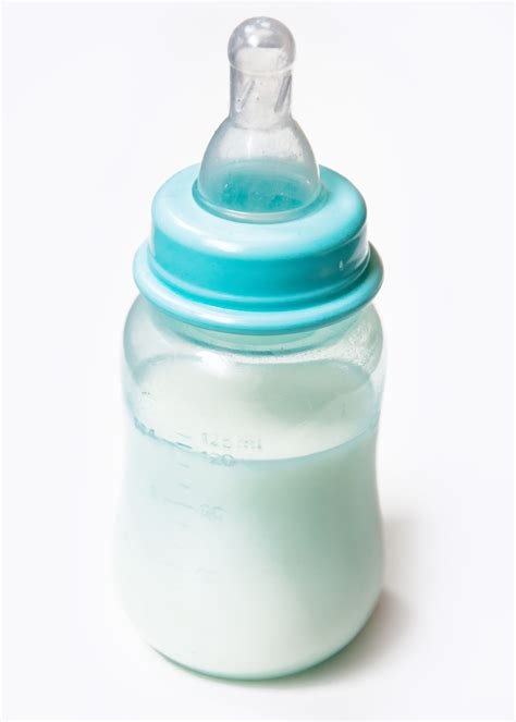Free Photo Baby Milk Bottle Isolated On White Aliment Medicine