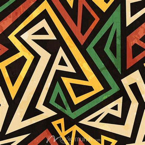 African Geometric Wallpaper African Pattern Design Africa Art Design