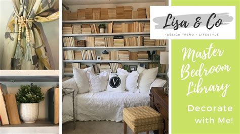 What's the best way to design a bedroom? Master Bedroom Library Makeover || Decorate with me ...