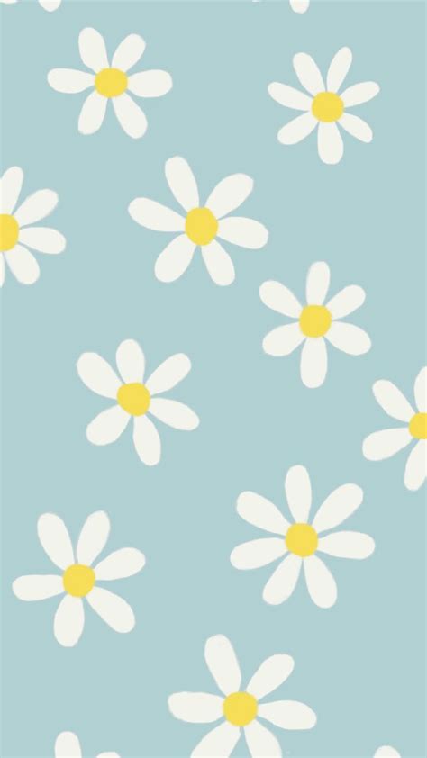 Daisy Design Minimal Wallpaper Flower Design Aesthetic Background Cool Design Video