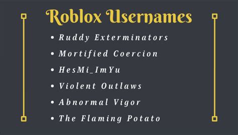 600 Catchy Roblox Usernames For You Namesarc