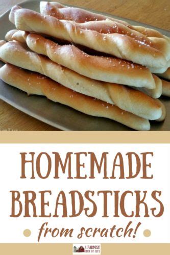 Homemade Breadsticks From Scratch A Farmish Kind Of Life