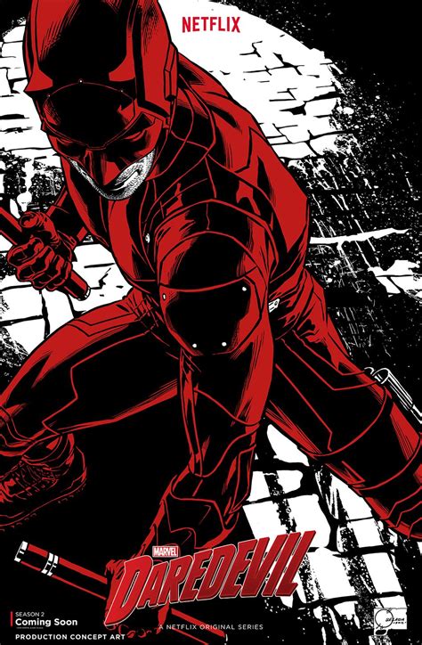 Vibrant Daredevil Season 2 Concept Art By Joe Quesada Film Sketchr
