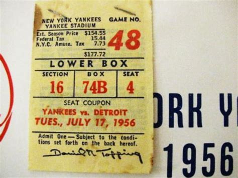 Lot Detail 1956 New York Yankees Yearbook