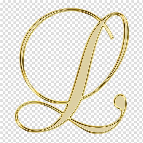 Gold Letter L Letters Abc Alphabet L Transparent Background Png