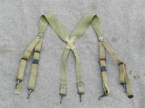 Battleflag Militaria Us M1936 Suspenders