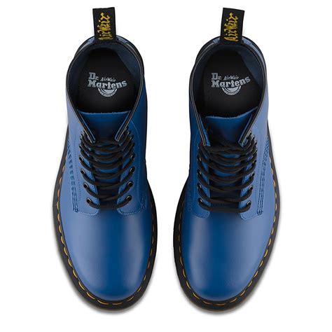 Dr Martens 1460 Colour Pop Retro Smooth Boots In Blue