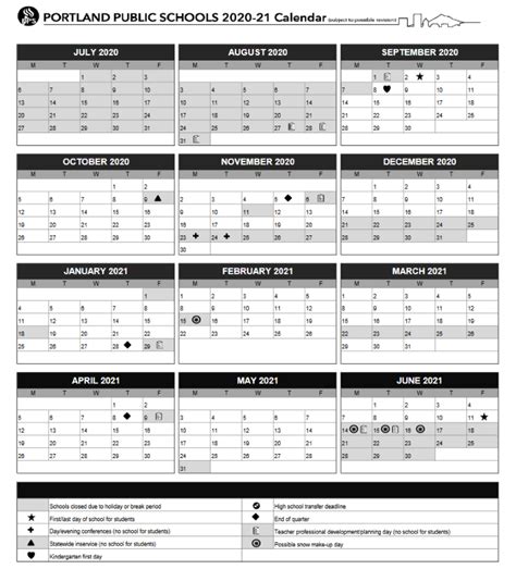 Oregon State University Academic Calender Customize And Print