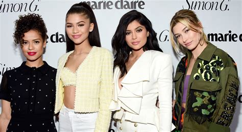 Kylie Jenner And ‘marie Claire Cover Girls Celebrate Fresh Faces Issue