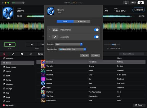 A comprehensive app for music enthusiasts. Algoriddim launches Neural Mix Pro, a new Mac app for AI-based music editing