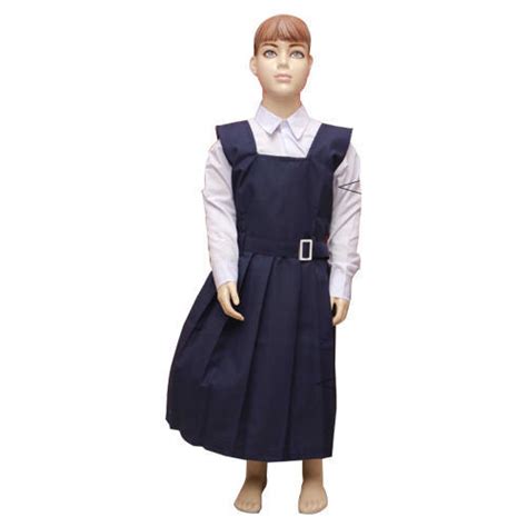 Girls Cotton Navy Blue School Uniform Rs 200 Piece