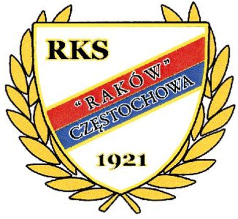 Sprawdź najnowsze wyniki, aktualności, tabele i zawodników. RKS RAKÓW CZĘSTOCHOWA 1921 - logo